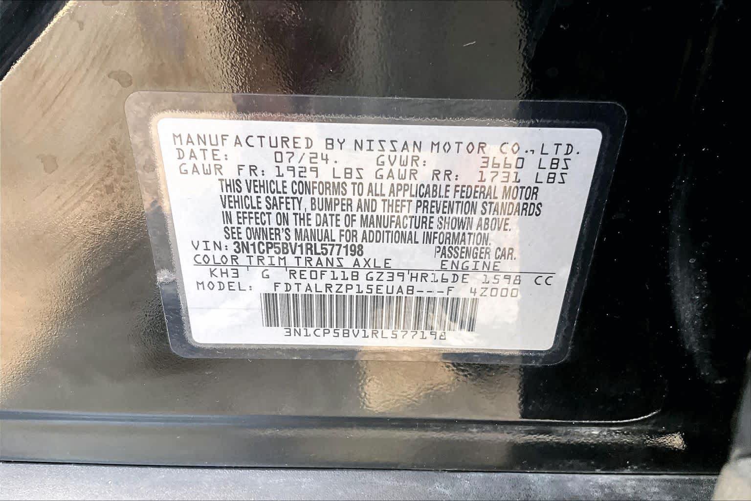 Used 2024 Nissan Kicks S FWD image 34
