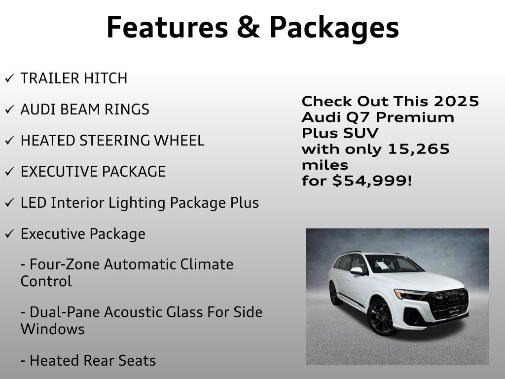 Used 2025 Audi Q7 3.0T Premium Plus w/ Premium Plus Package image 16
