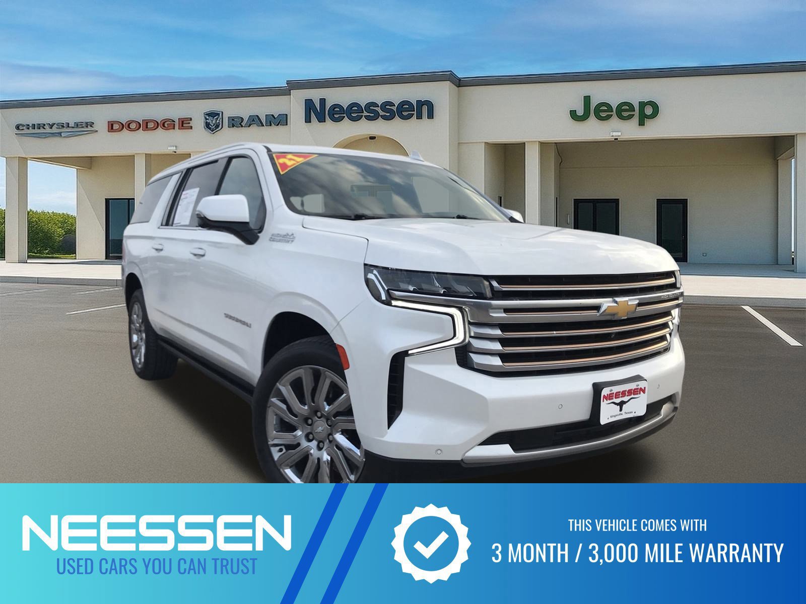 Used 2021 Chevrolet Suburban High Country w/ Premium Package