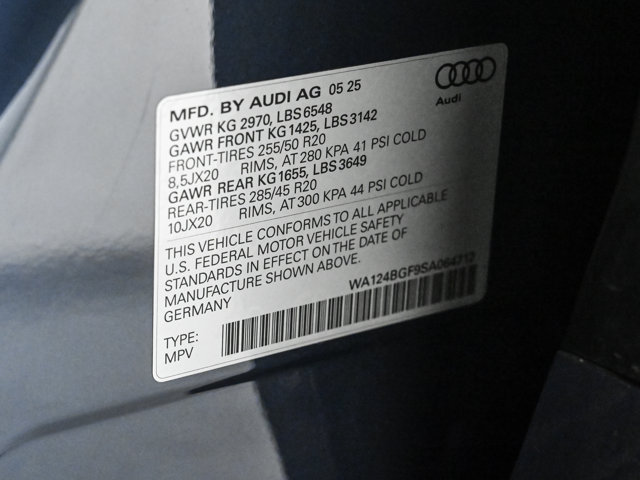 Certified 2025 Audi Q6 e-tron Premium Plus w/ Premium Plus AWD/4WD image 26
