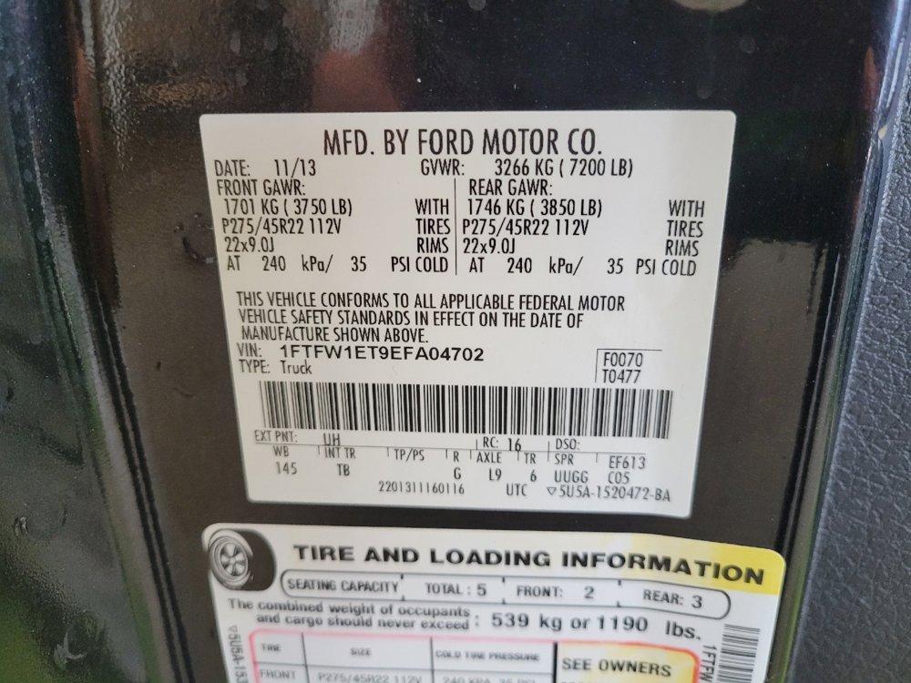 Used 2014 Ford F150 Limited image 33