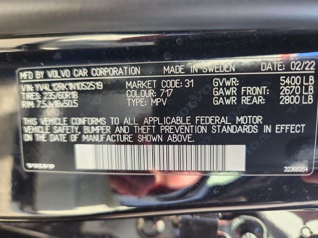 Certified 2022 Volvo XC60 B5 Momentum AWD/4WD image 27