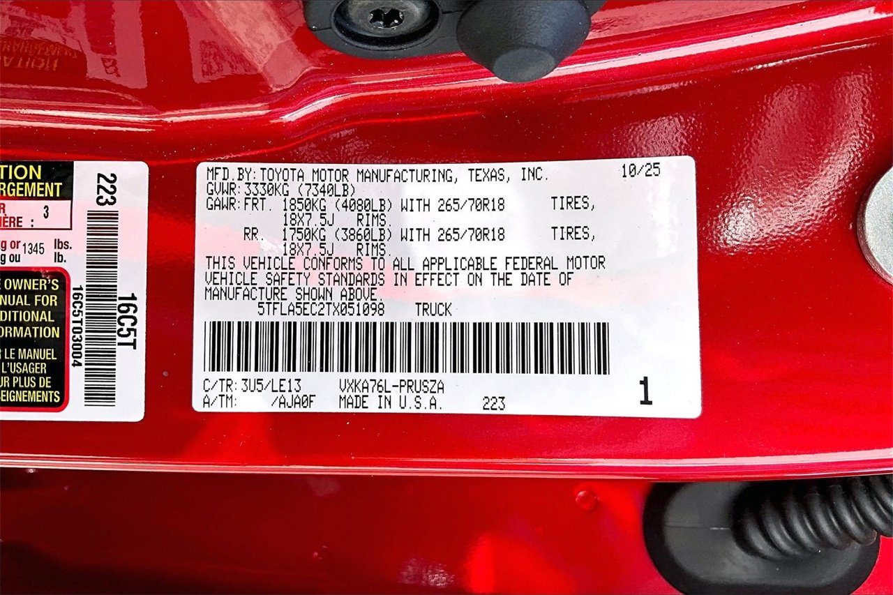 Used 2026 Toyota Tundra SR5 image 16