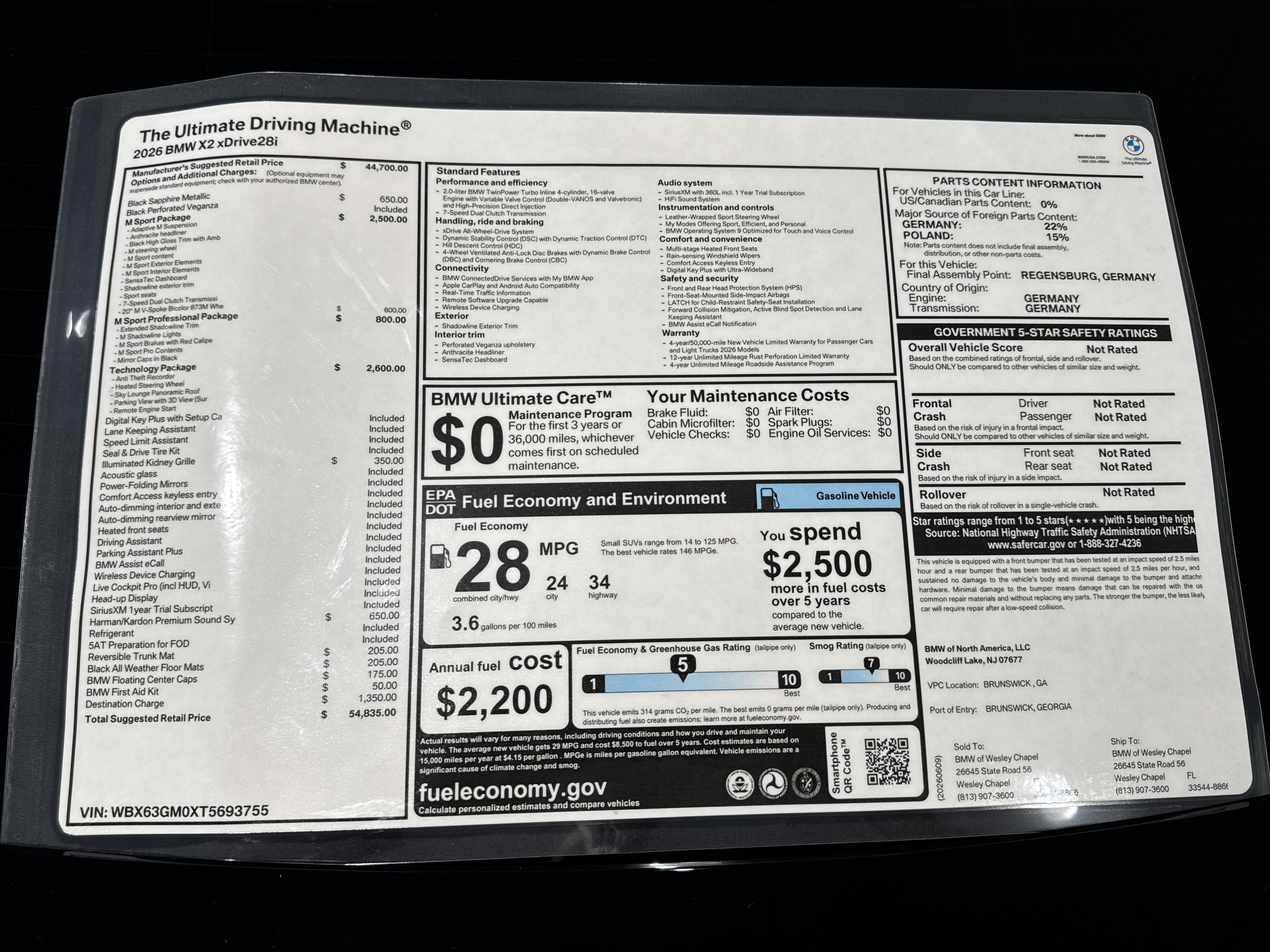 New 2026 BMW X2 xDrive28i w/ Technology Package AWD/4WD image 26