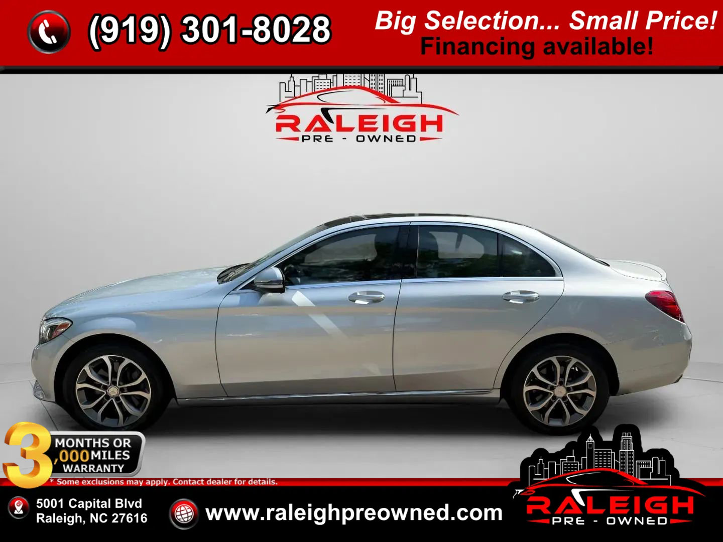 Used 2016 Mercedes-Benz C 300 4MATIC Sedan