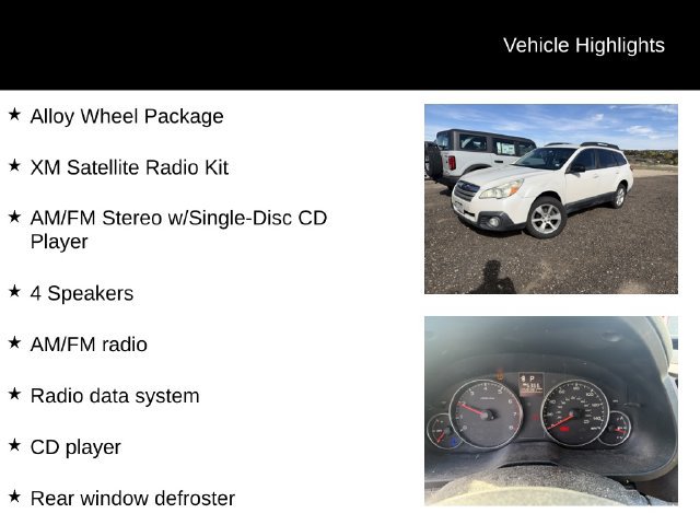 Used 2014 Subaru Outback 2.5i w/ Alloy Wheel Package AWD/4WD image 8