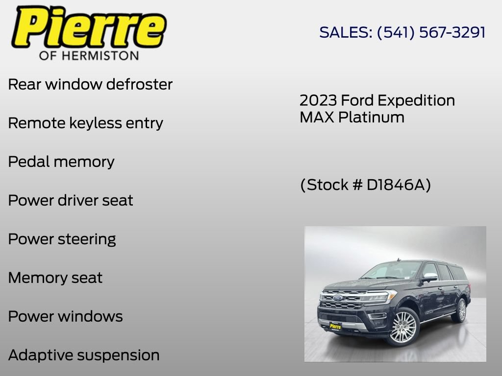 Used 2023 Ford Expedition Max Platinum AWD/4WD image 18