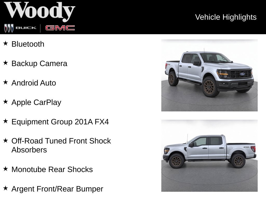 Used 2025 Ford F150 STX w/ Equipment Group 201A FX4 AWD/4WD image 3
