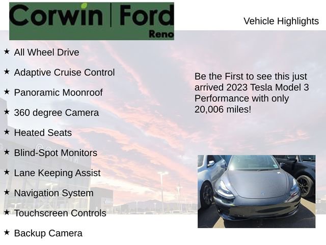 Used 2023 Tesla Model 3 Performance image 4