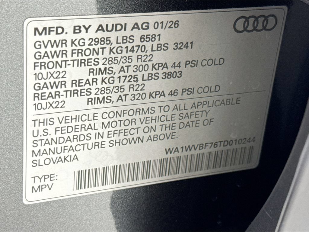 Used 2026 Audi Q7 3.0T Prestige w/ Prestige Package AWD/4WD image 37