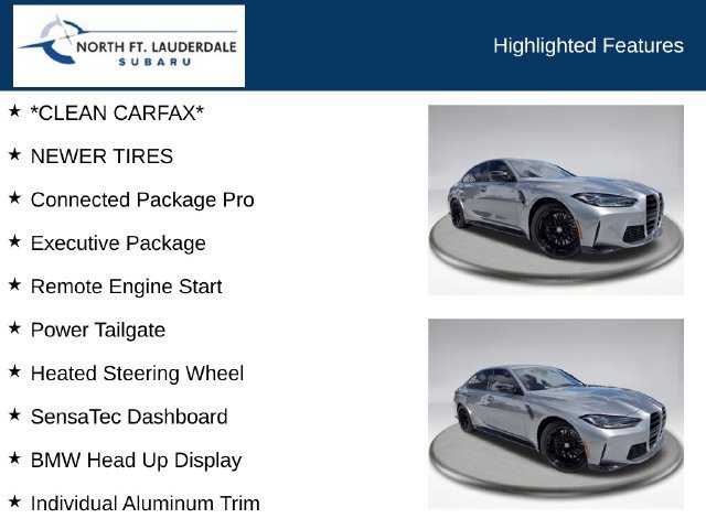 Used 2023 BMW M3 Competition w/ Executive Package AWD/4WD image 7