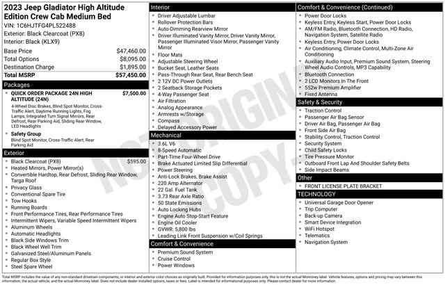 Used 2023 Jeep Gladiator Overland image 6