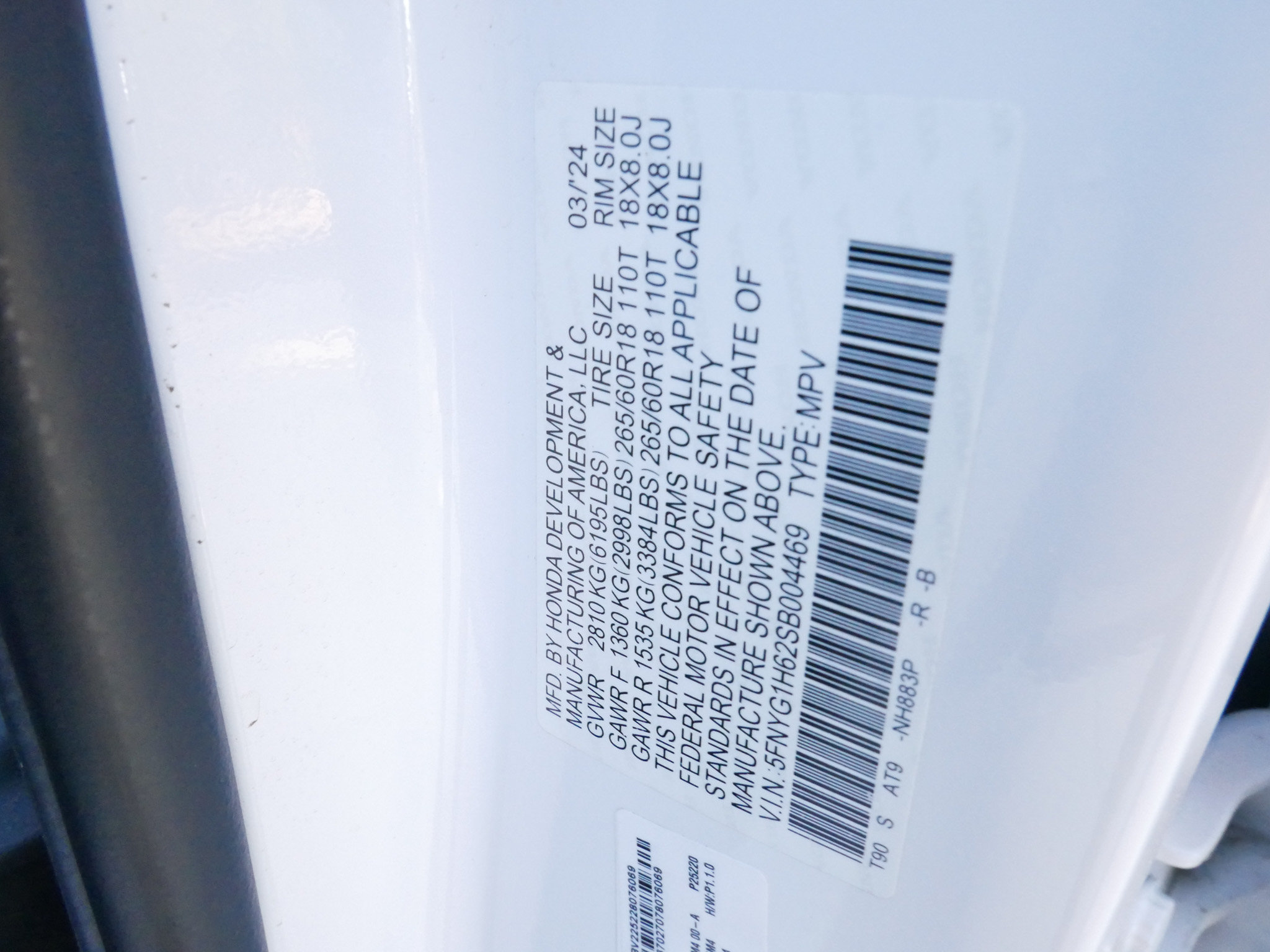 Certified 2025 Honda Pilot TrailSport image 35