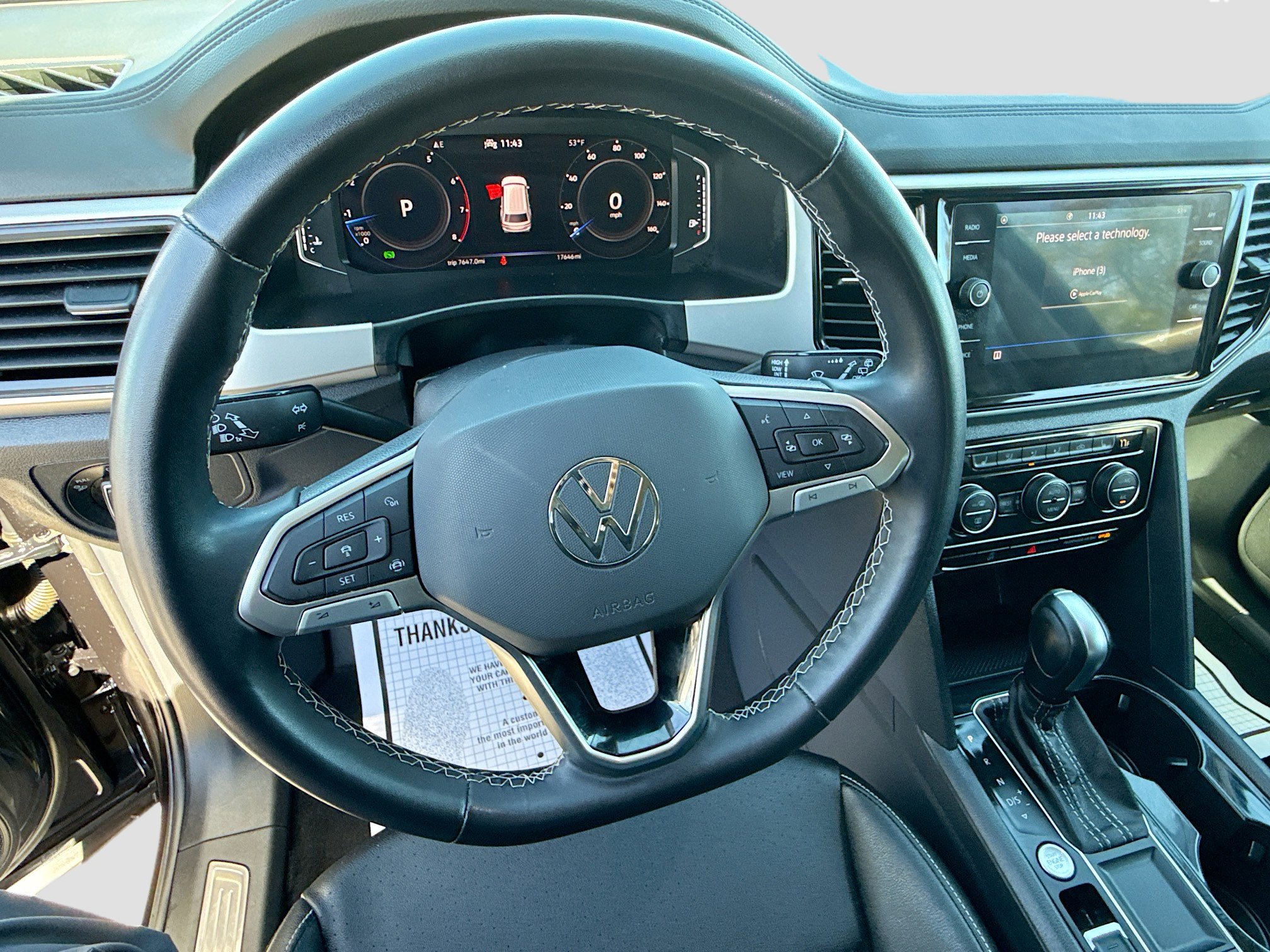 Used 2023 Volkswagen Atlas SE w/ Black Wheel Package image 39