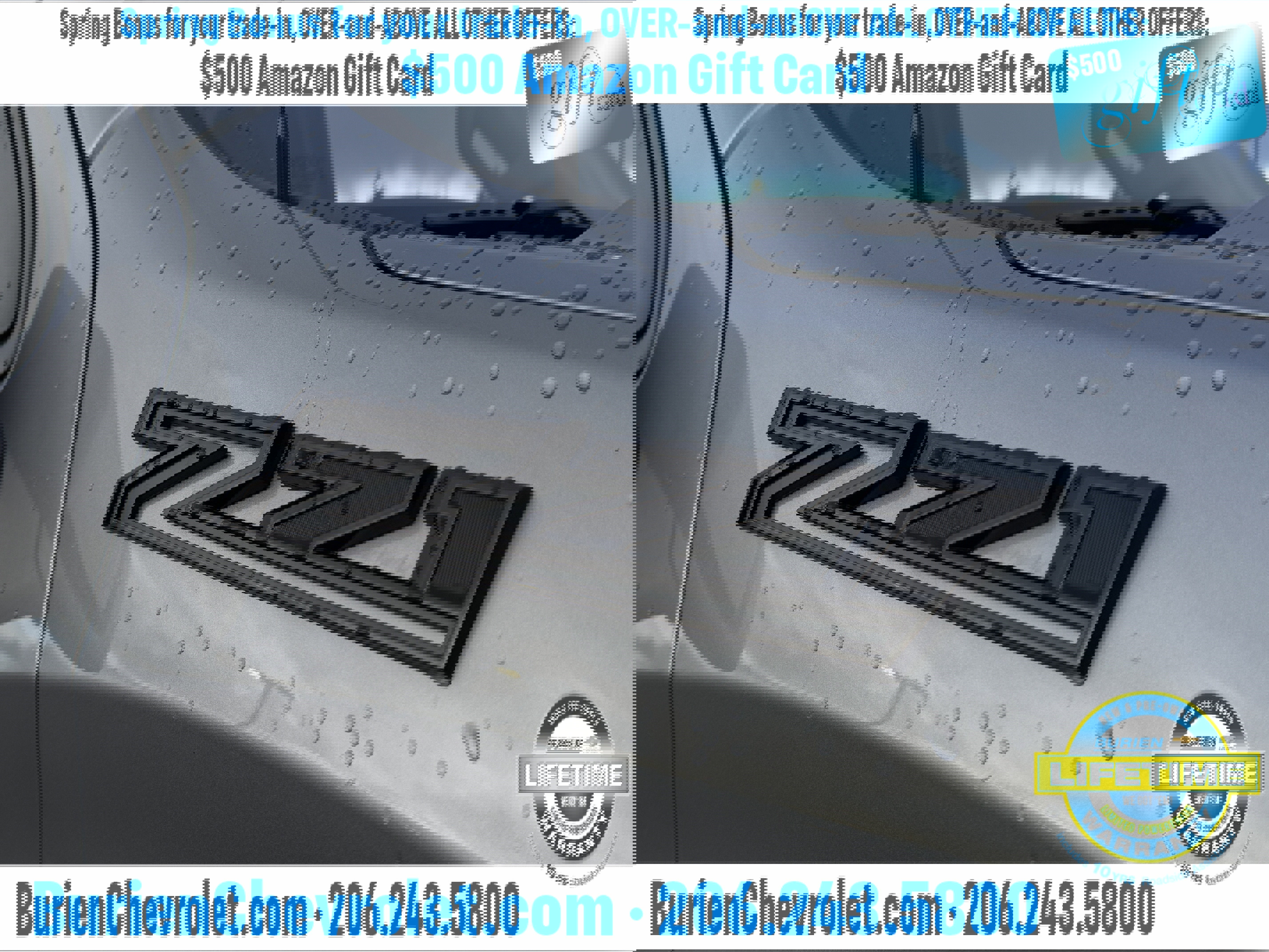 Used 2023 Chevrolet Silverado 1500 Custom Trail Boss w/ LPO, Dark Essentials Package image 34