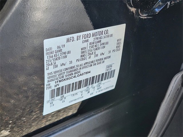 Certified 2020 Ford Explorer ST w/ Premium Technology Package image 33