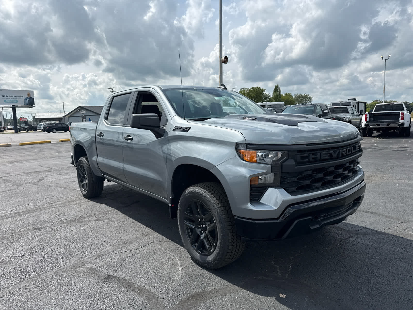 New 2026 Chevrolet Silverado 1500 Custom Trail Boss w/ Turbomax Blackout Package AWD/4WD image 6