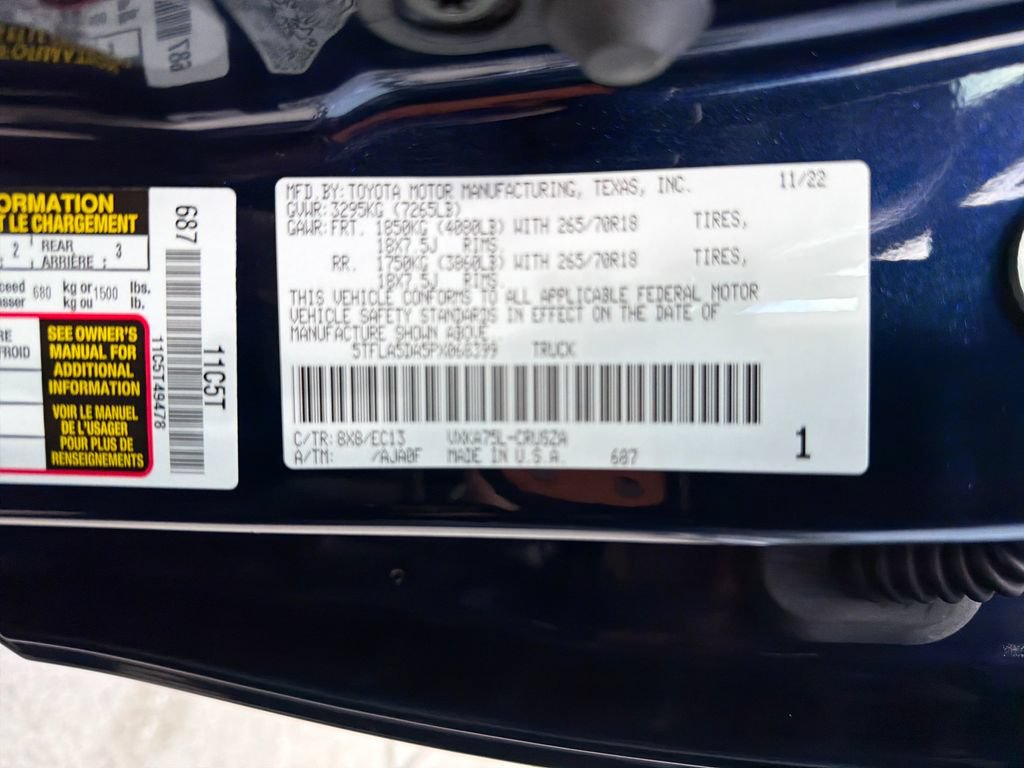 Used 2023 Toyota Tundra SR5 w/ SR5 Premium Package AWD/4WD image 36