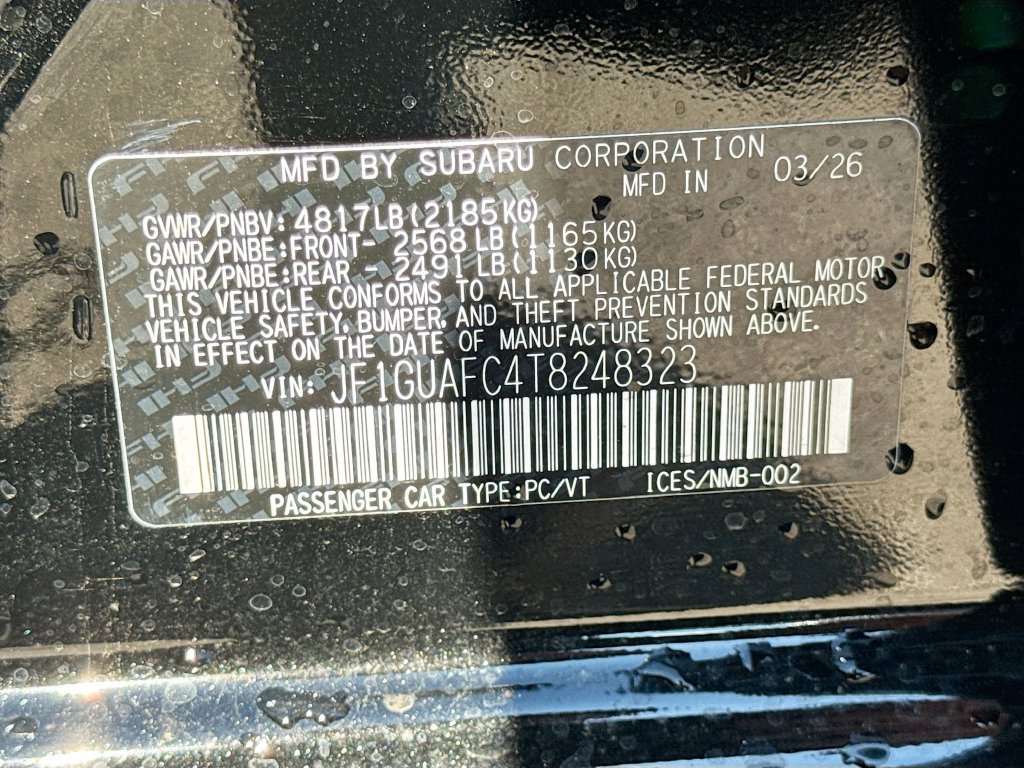 New 2026 Subaru Impreza 2.0i Sport AWD/4WD image 41