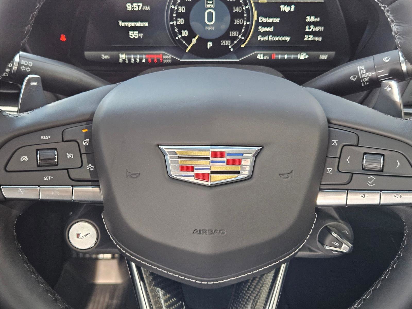 New 2026 Cadillac CT4 V Blackwing w/ LPO, Red Accent Package RWD image 17