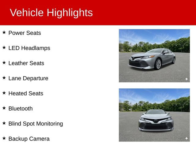 Used 2019 Toyota Camry XLE w/ Driver Assist Package FWD image 2