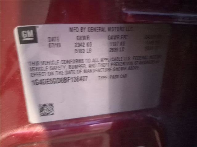 Used 2011 Buick LaCrosse CXS w/ Driver Confidence Package image 17