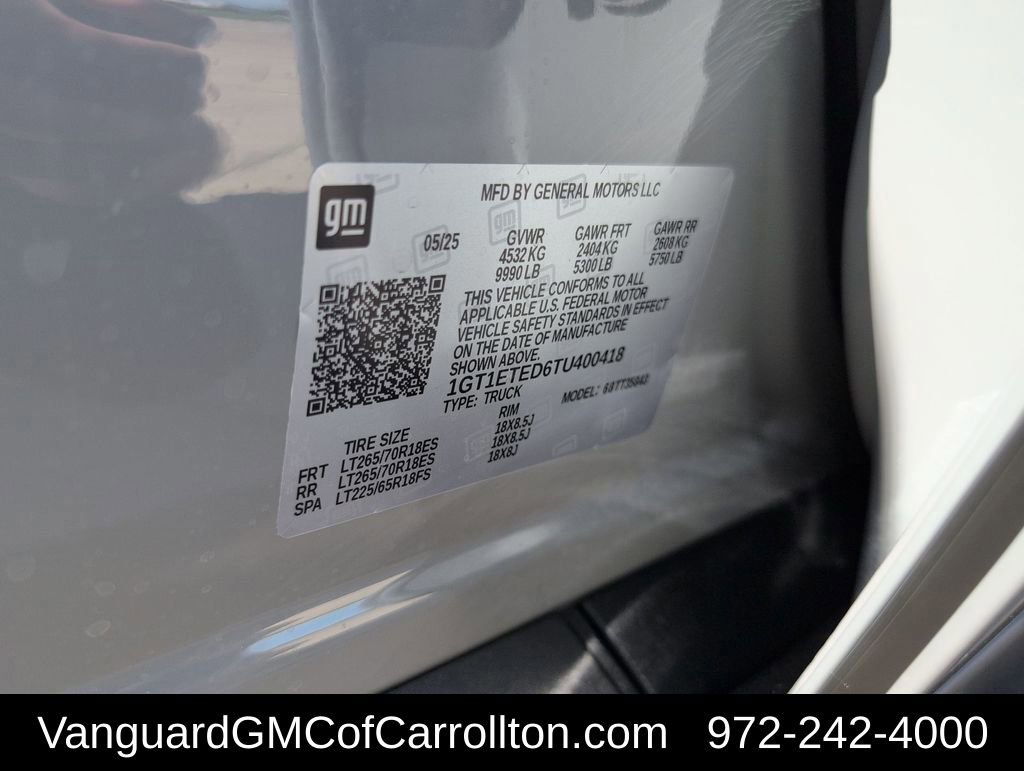 New 2026 GMC Sierra EV Elevation image 33