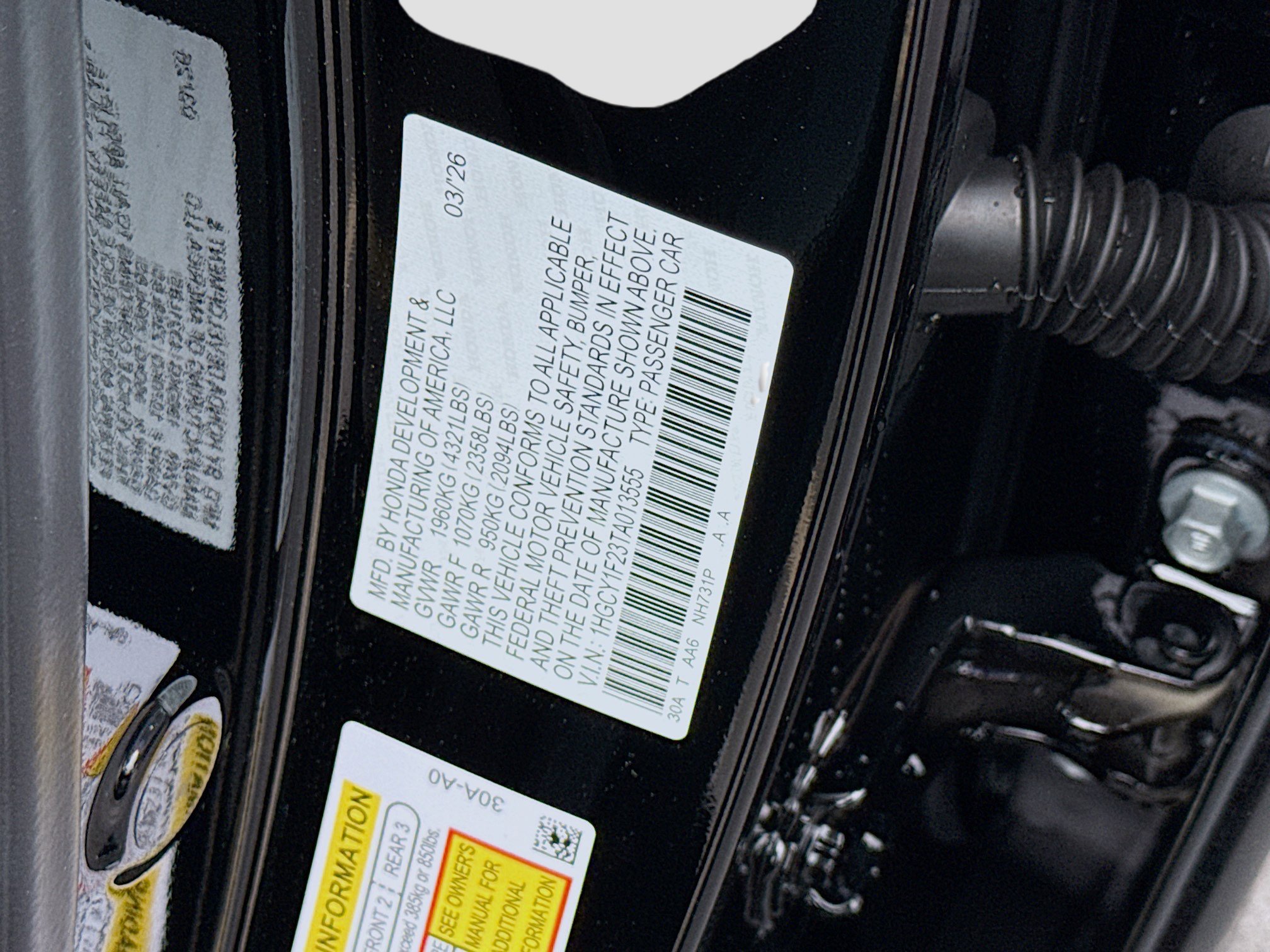 New 2026 Honda Accord LX image 27