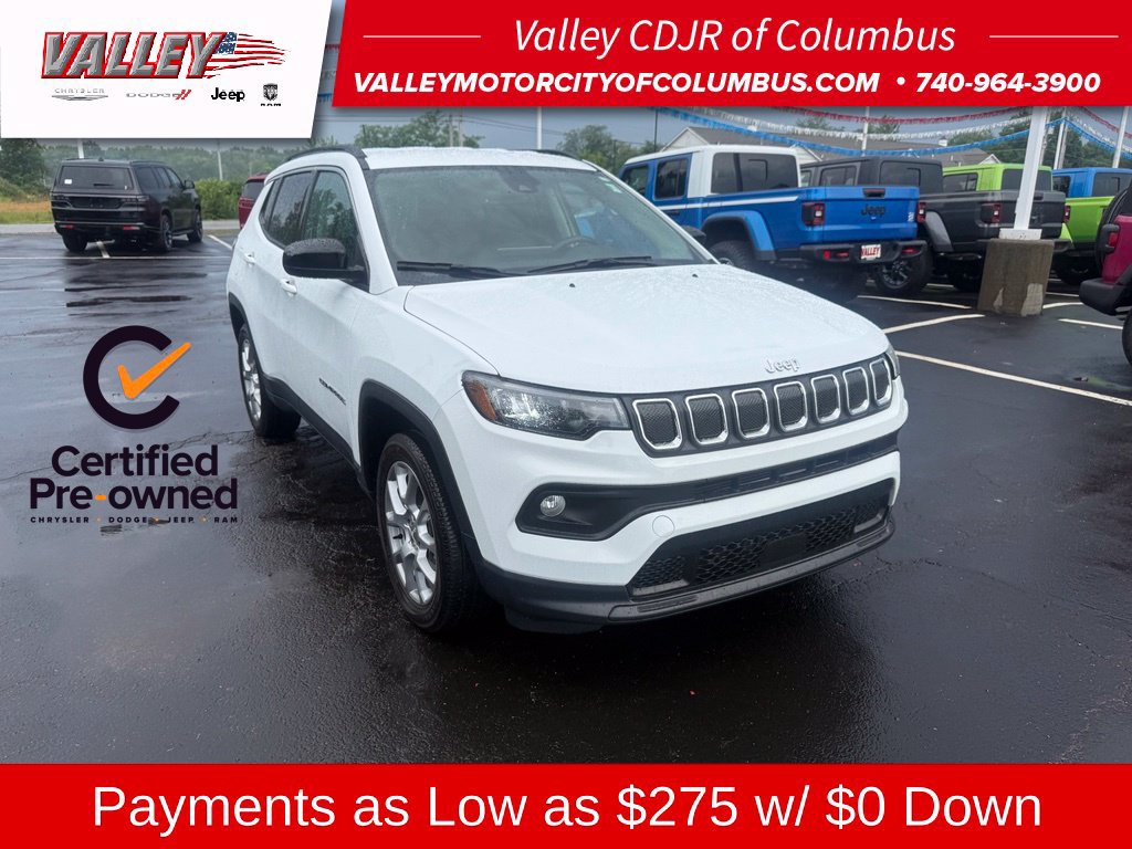 Certified 2022 Jeep Compass Latitude AWD/4WD image 1