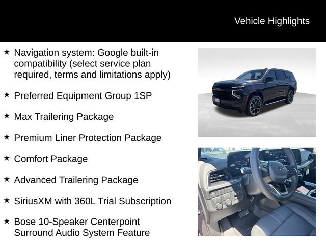 New 2026 Chevrolet Tahoe RST w/ Comfort Package AWD/4WD image 7