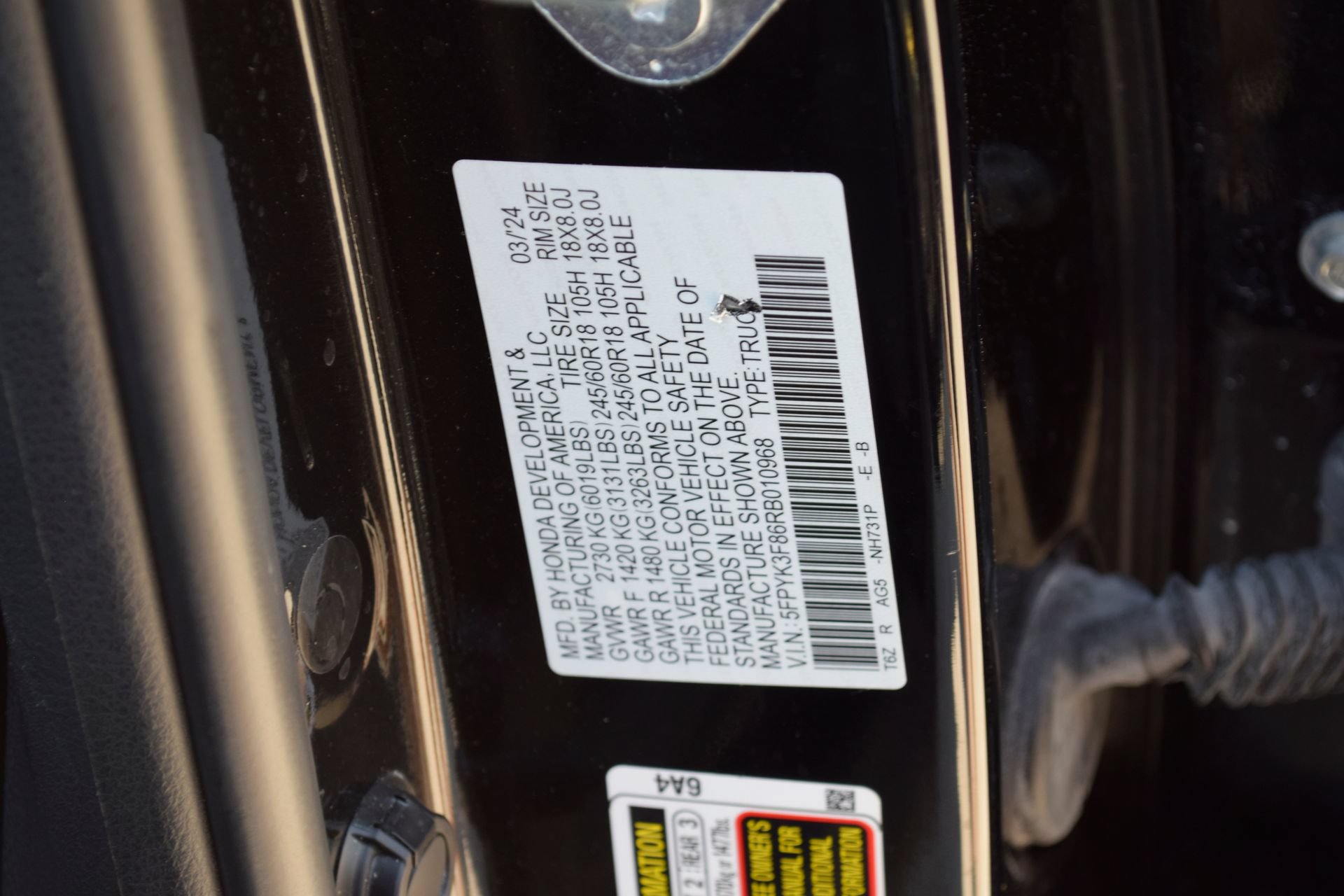 Used 2024 Honda Ridgeline Black Edition image 28