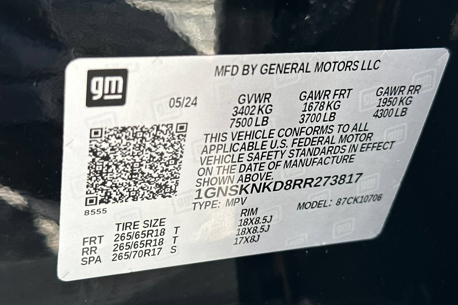 Certified 2024 Chevrolet Tahoe LT AWD/4WD image 42
