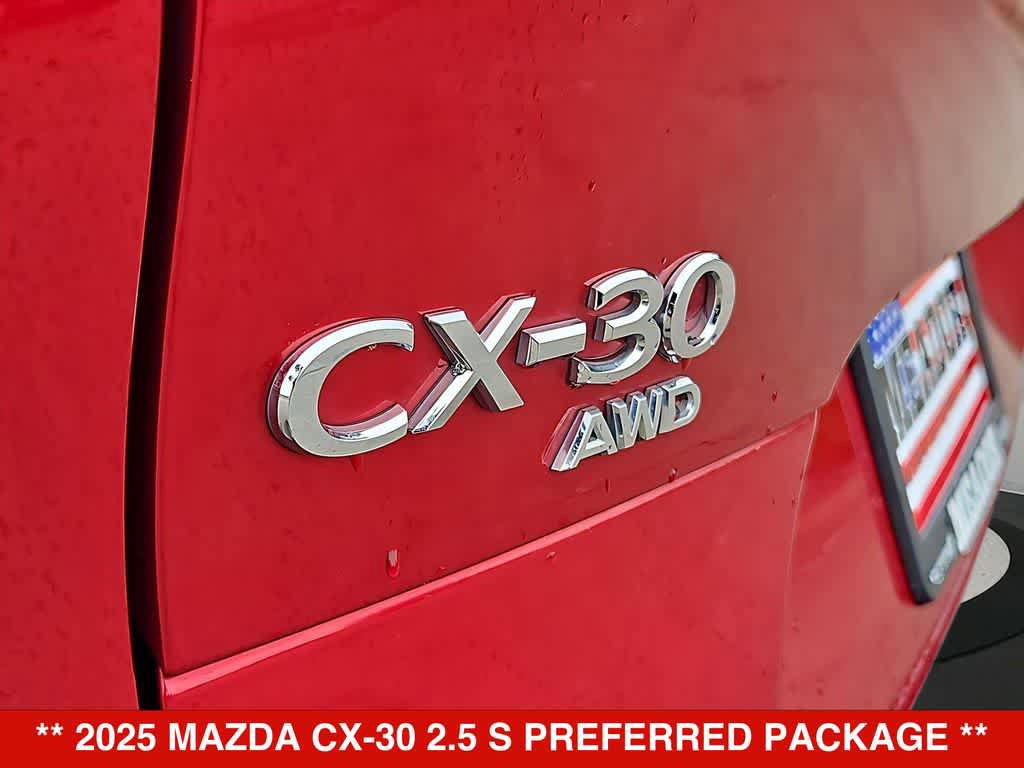 Used 2025 MAZDA CX-30 AWD 2.5 S w/ Preferred Package image 13