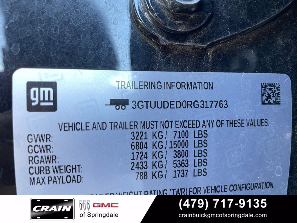Used 2024 GMC Sierra 1500 SLT w/ SLT Convenience Package AWD/4WD image 33