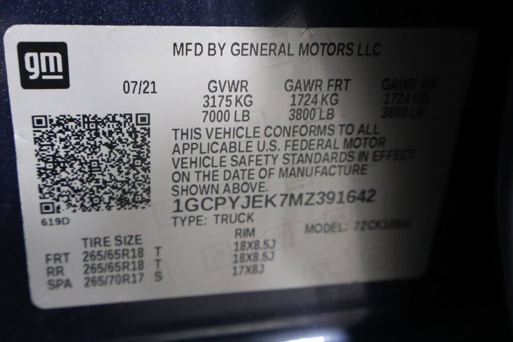 Used 2021 Chevrolet Silverado 1500 LT AWD/4WD image 35