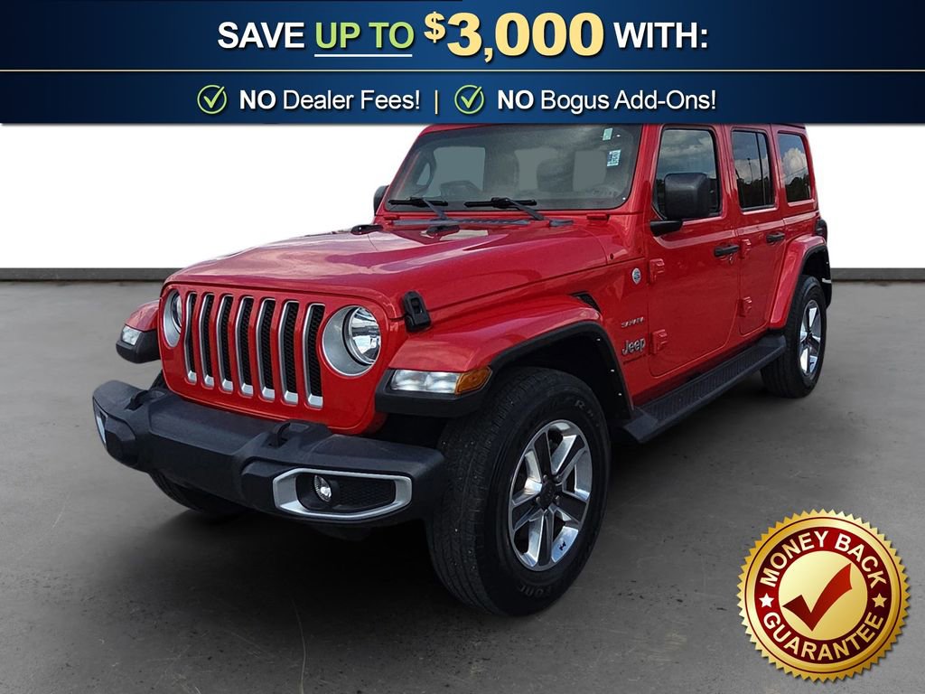 Used 2023 Jeep Wrangler Unlimited Sahara w/ Cold Weather Group AWD/4WD image 1