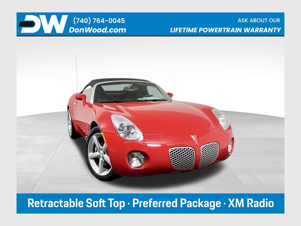 Used 2009 Pontiac Solstice Convertible w/ Preferred Package RWD image 1