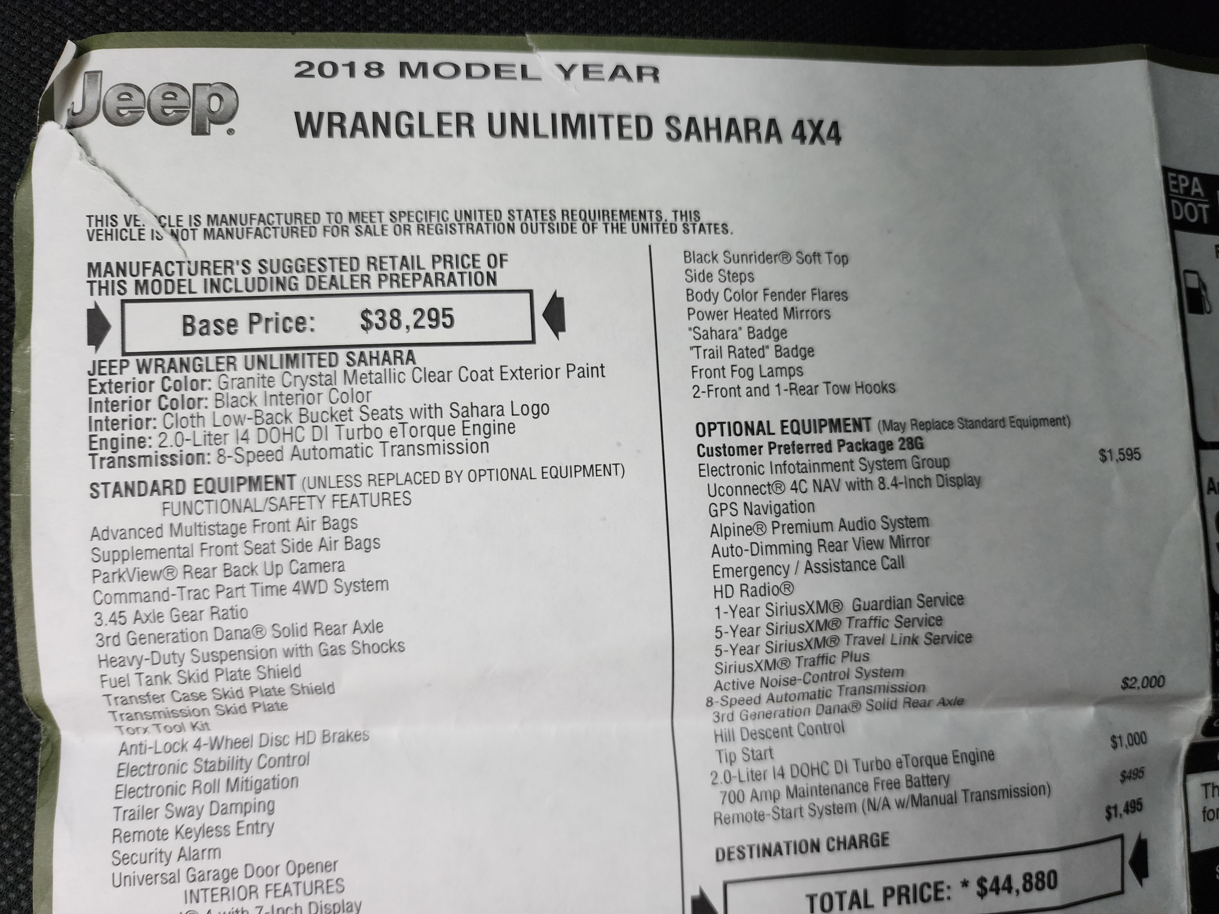 Used 2018 Jeep Wrangler Unlimited Sahara image 48