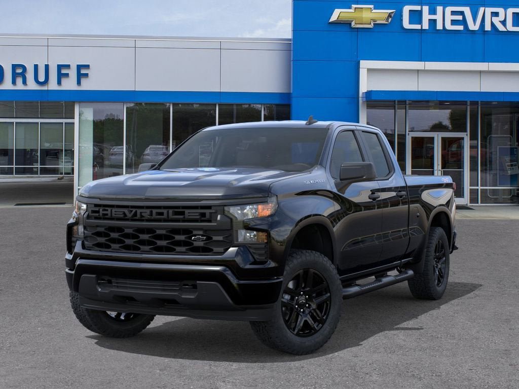 New 2026 Chevrolet Silverado 1500 Custom w/ Turbomax Blackout Package AWD/4WD image 6
