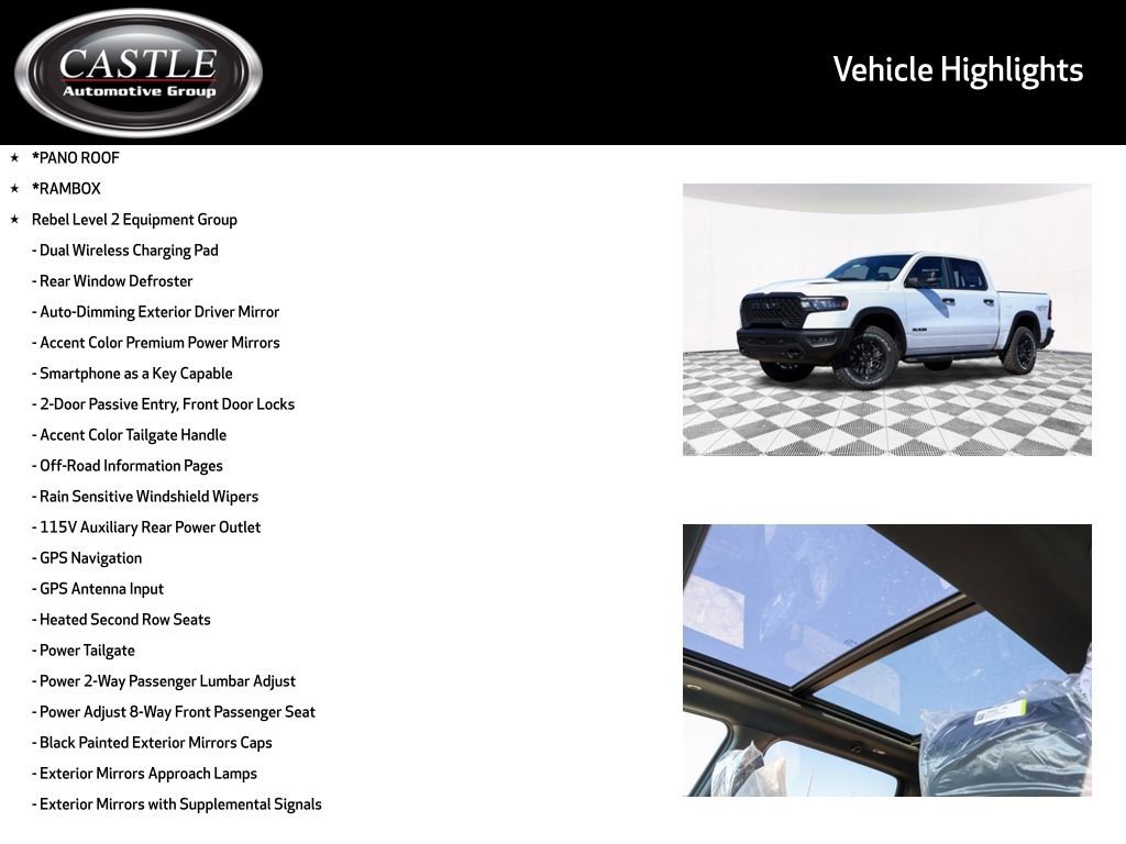 New 2026 RAM 1500 Rebel w/ G/T Package AWD/4WD image 3