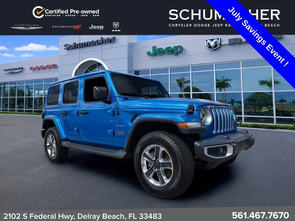 Used 2022 Jeep Wrangler Unlimited Sahara w/ LED Lighting Group
