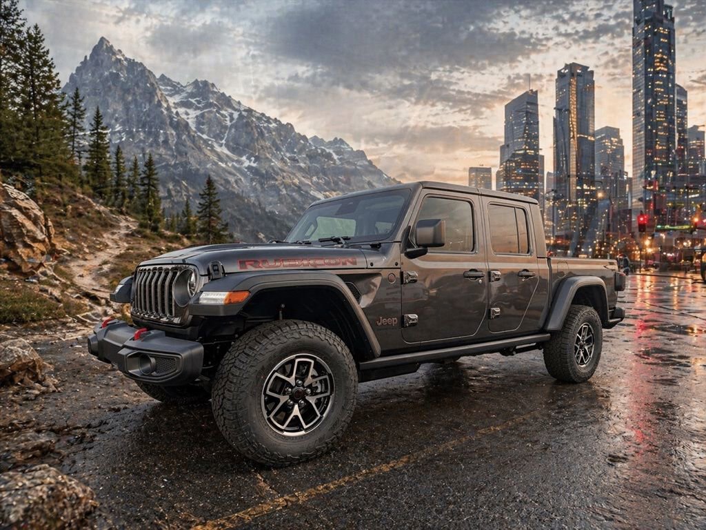 New 2026 Jeep Gladiator Rubicon w/ Steel Power Dome Hood Package