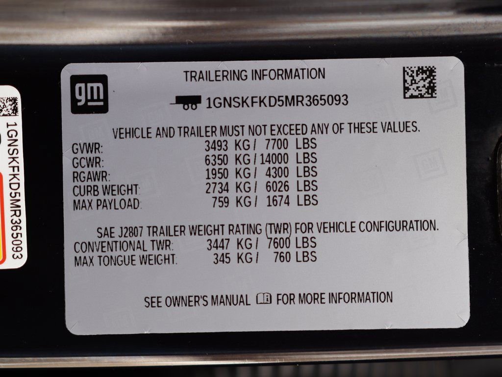 Used 2021 Chevrolet Suburban Premier image 44