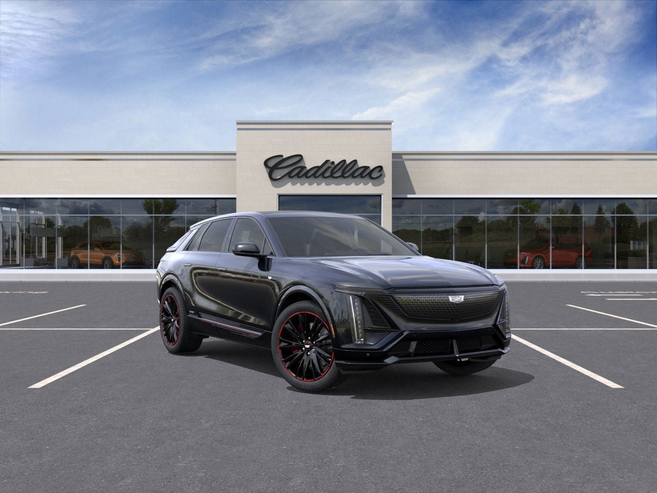 New 2026 Cadillac Lyriq V w/ LPO, Red Accent Package