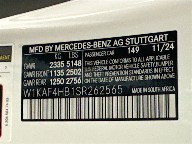 Certified 2025 Mercedes-Benz C 300 4MATIC Sedan image 34