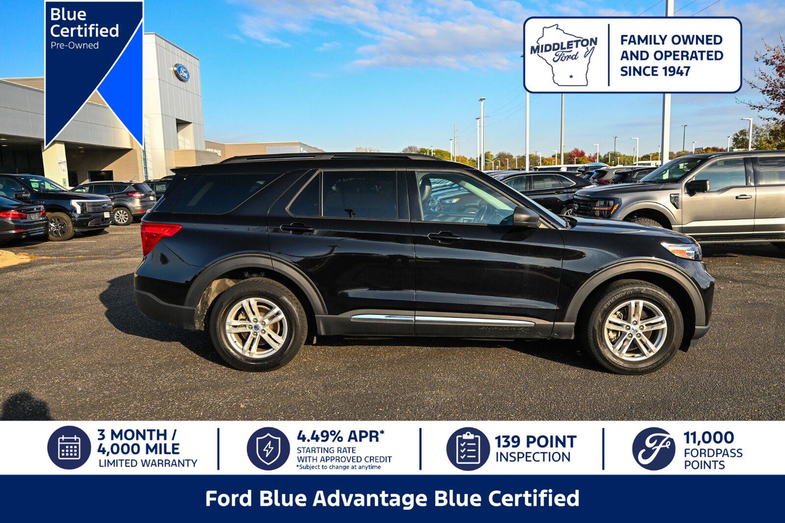 Certified 2024 Ford Explorer XLT w/ Equipment Group 202A