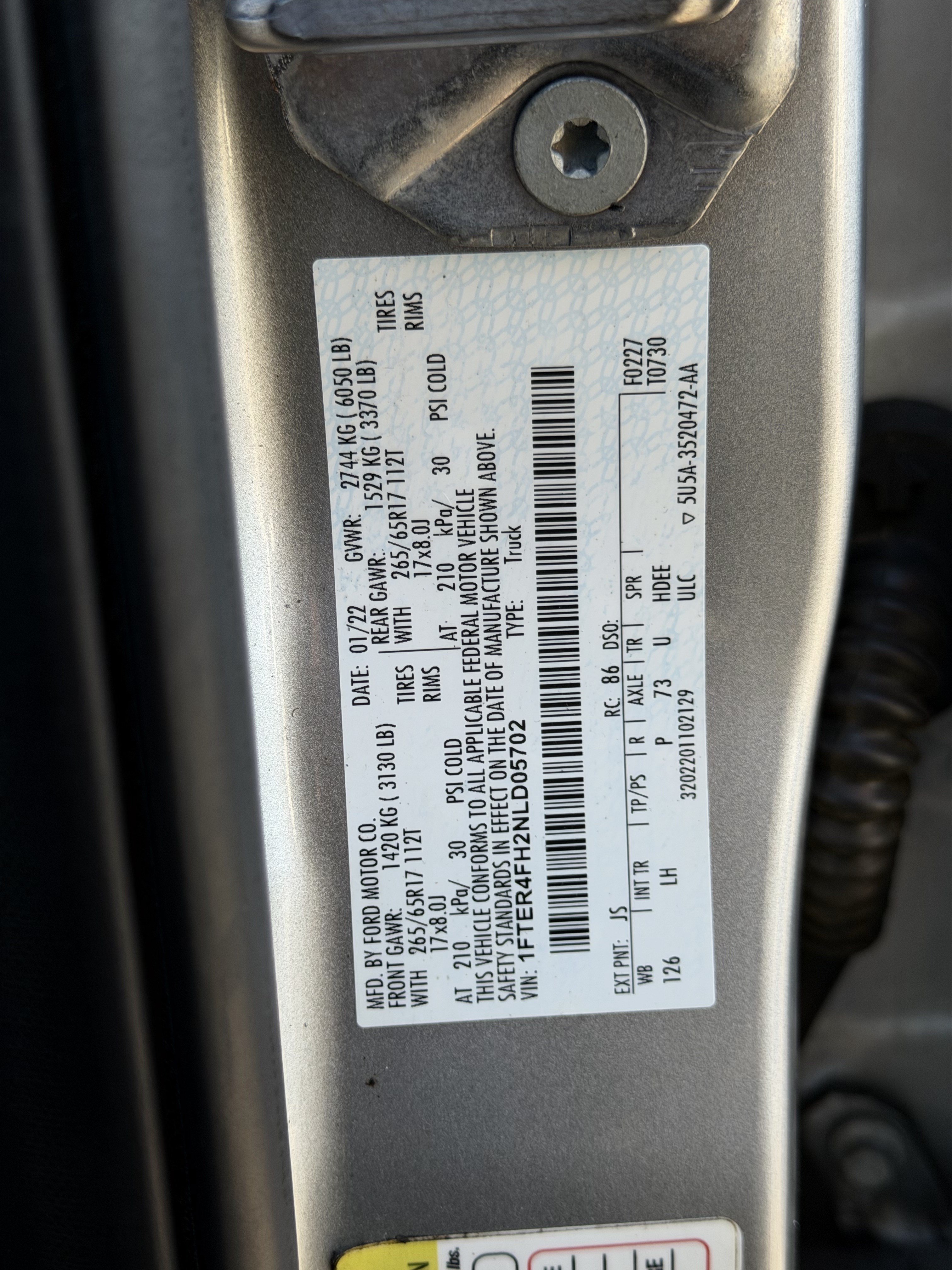Used 2022 Ford Ranger XLT w/ Equipment Group 302A High AWD/4WD image 38