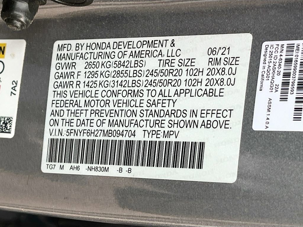 Used 2021 Honda Pilot Special Edition image 33