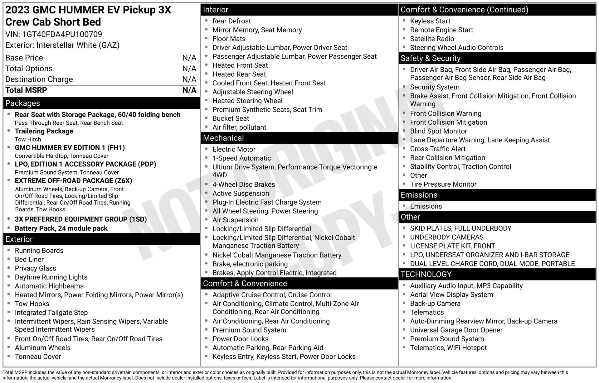 Used 2023 GMC Hummer EV Edition 1 image 3