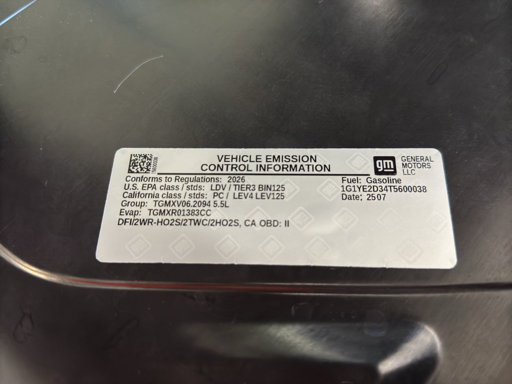 New 2026 Chevrolet Corvette Z06 w/ Battery Protection Package RWD image 36